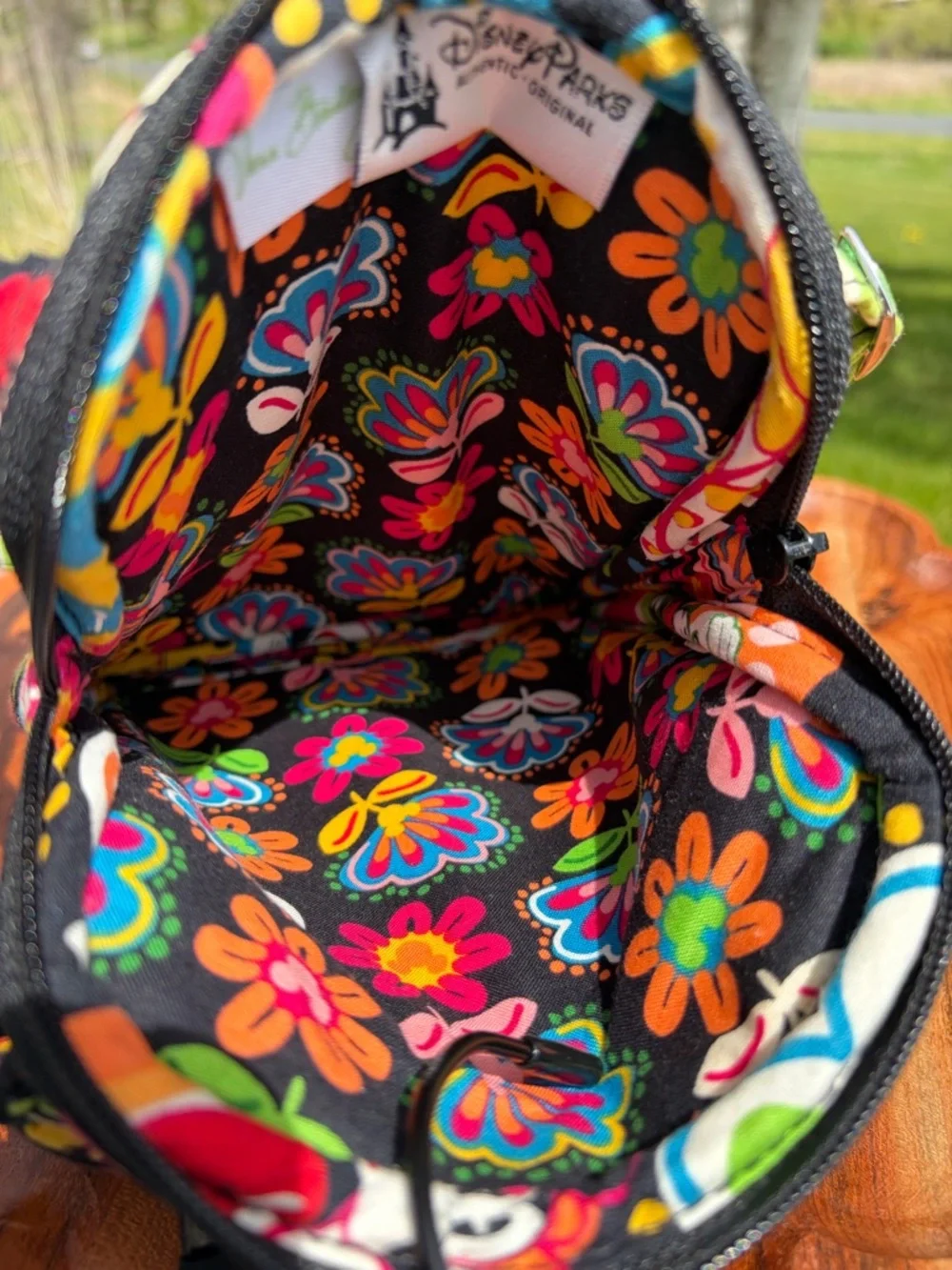 Disney Parks Vera Bradley Mini Hipster Crossbody “Midnight with Mickey” Like New